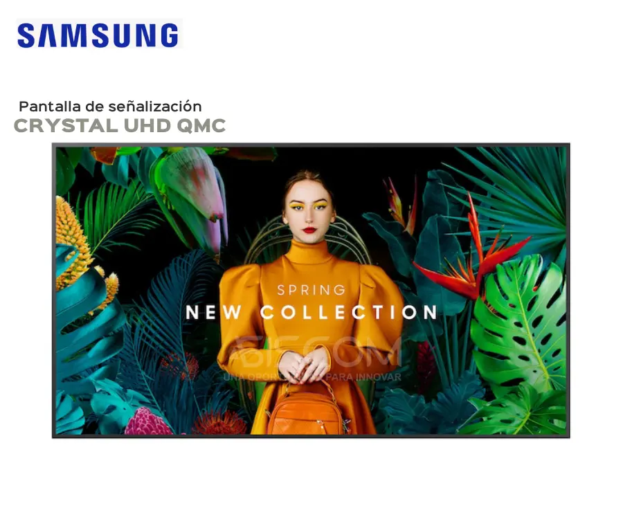 Monitor Comercial Crystal Samsung QM50C 50" 4K-UHD LH50QMCEBGCXGO